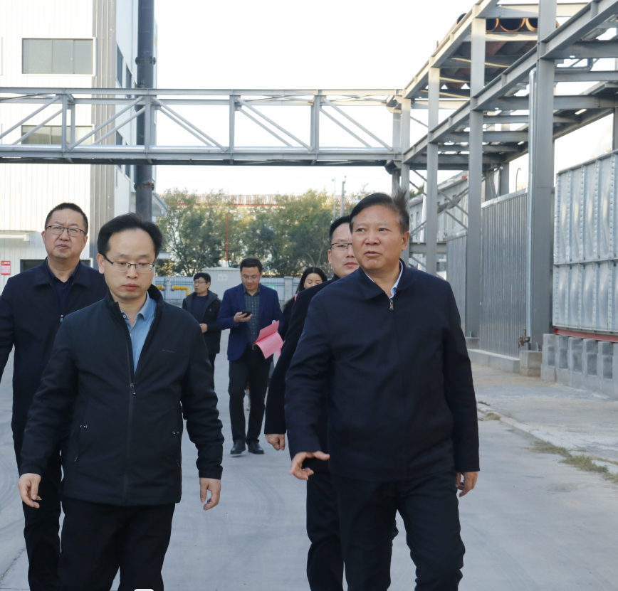 焦作市副市长吴军一行莅临佰役安工厂考察调研